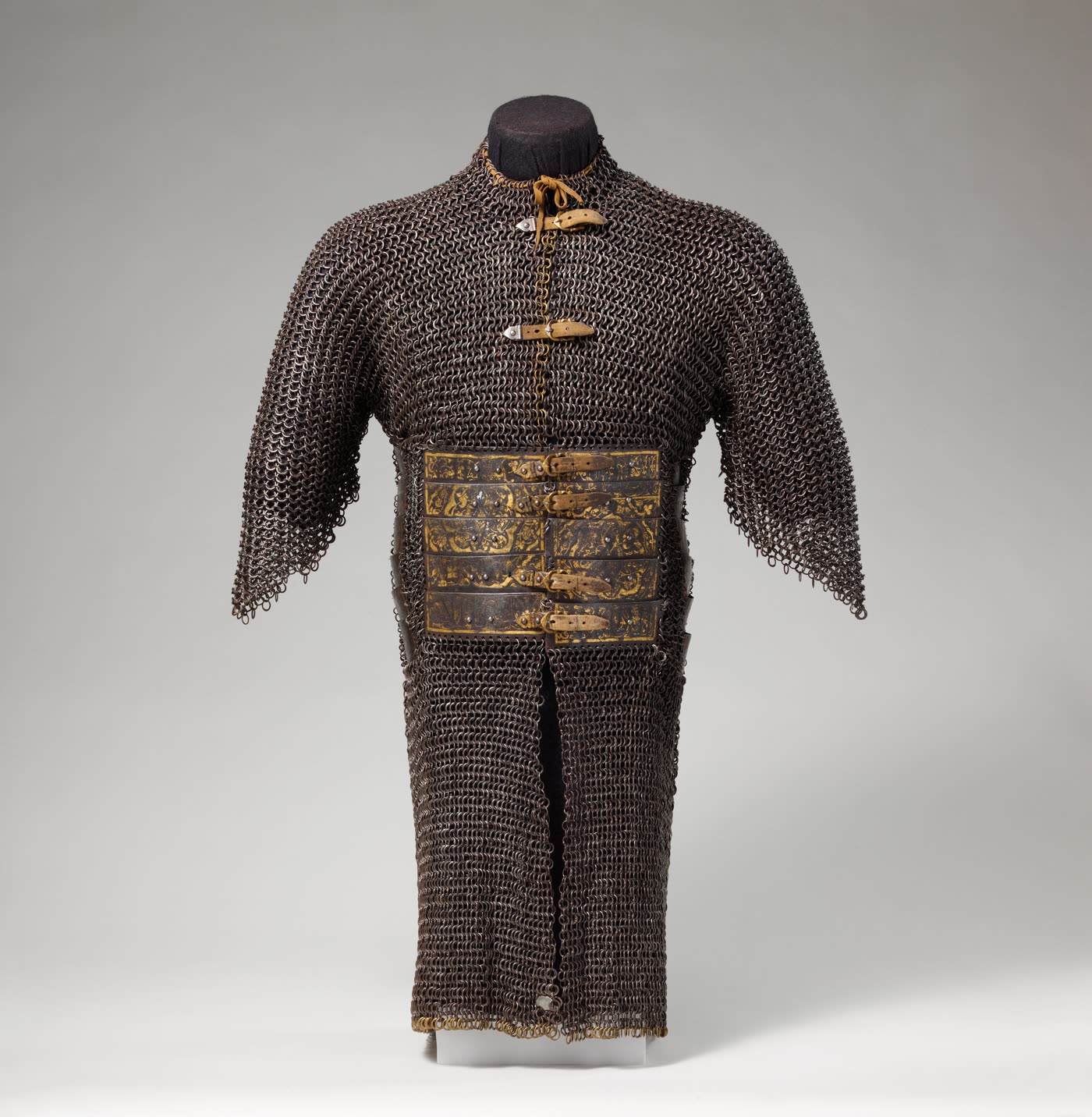 A 15th to 16th century Iranian or Turkish shirt of mail and plate